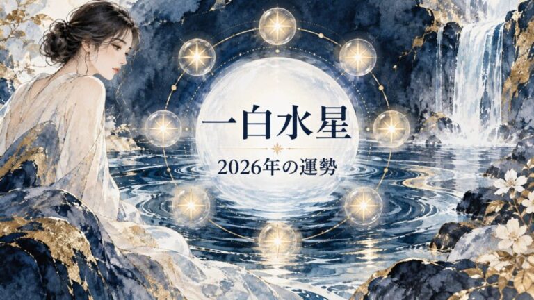 【2026年】一白水星の運勢！整運の巽宮回座・吉方位（南・西）・10月〜12月年末バイオリズム徹底解説