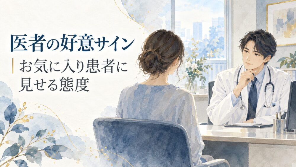 医者の好意サイン15選!お気に入りの患者に見せる態度・勘違いとの見分け方を徹底解説