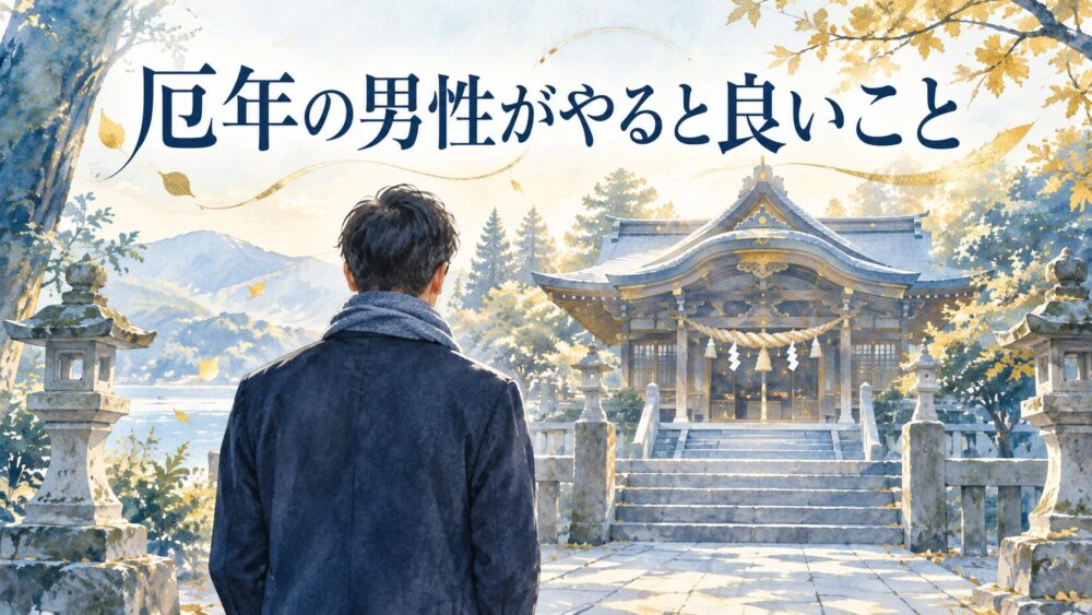 厄年にやると良いこと男性2026!厄落としや大厄の過ごし方・結婚