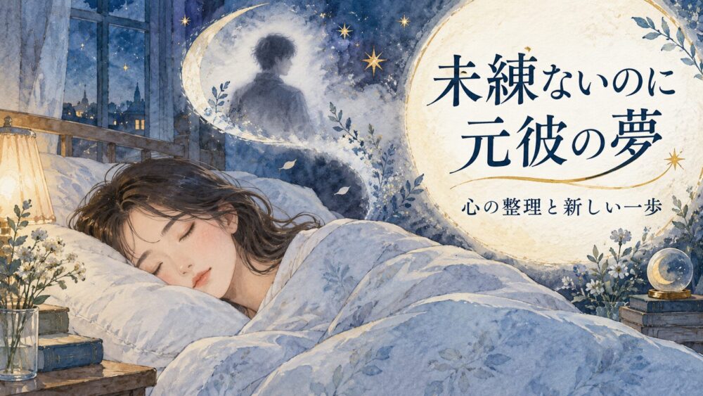 未練ないのに元彼の夢を見る・元彼が夢に出てくるスピリチュアルな真相！生霊や新しい恋の前兆【元神官監修】