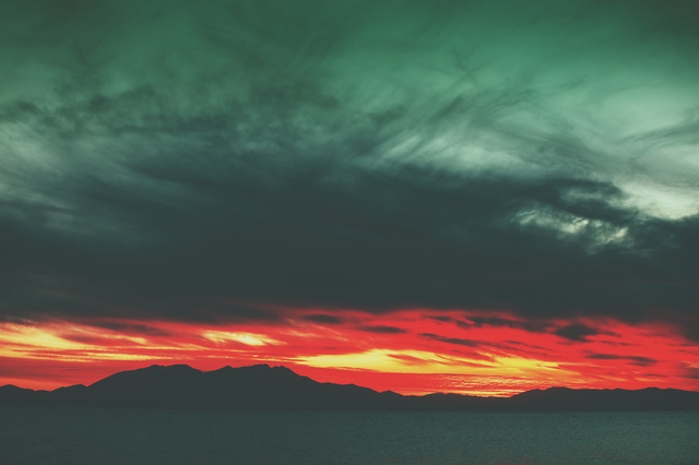 夕暮れの空