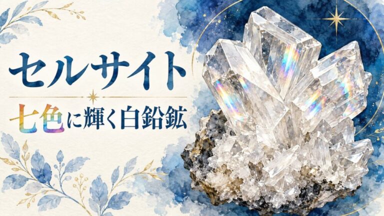 セルサイト効果と石言葉！白鉛鉱の変革スピリチュアル意味を解説