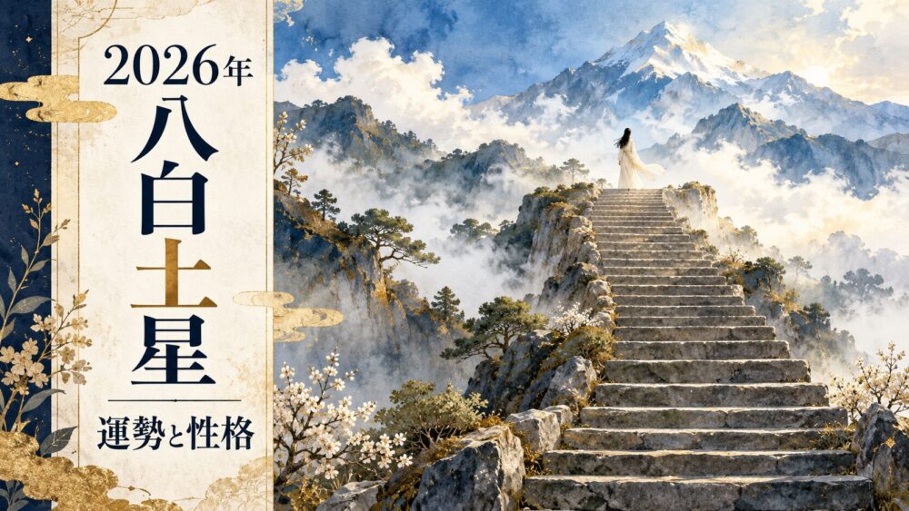 【2026年】八白土星の運勢！坤宮回座・暗剣殺と本命殺の真相と防衛策・吉方位（東・南）・10月〜12月年末バイオリズム徹底解説