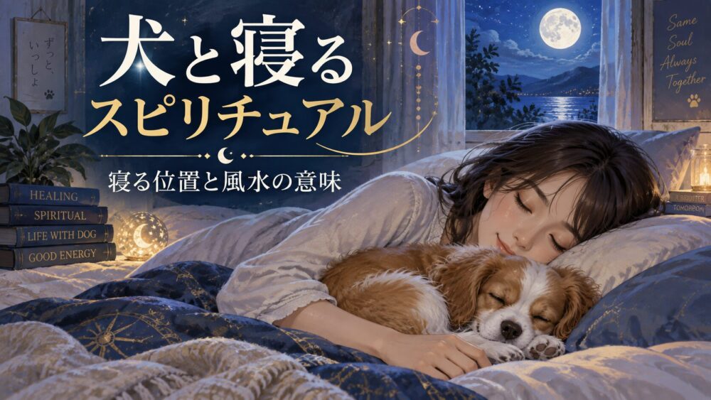 犬と寝るスピリチュアル意味!風水で運気下がる真相や寝る位置を解説