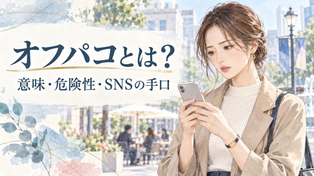 オフパコとは？意味・語源とSNSの手口・危険性・犯罪リスクと知っておくべき注意点を徹底解説