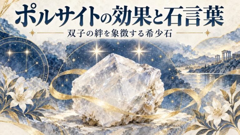 ポルサイト効果と石言葉!意味やペタライトとの関係・浄化法解説