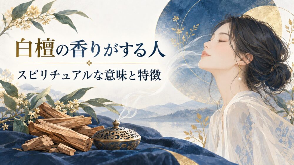 白檀の香りがする人のスピリチュアル意味と特徴！突然香る真相解説