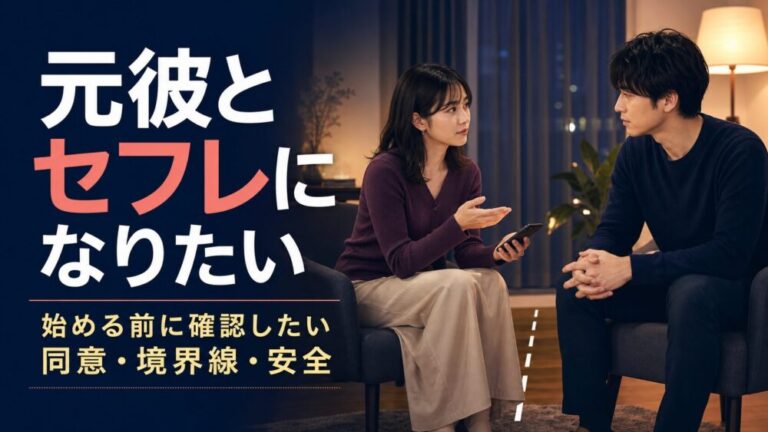 元彼とセフレになりたい！セフレになるための方法