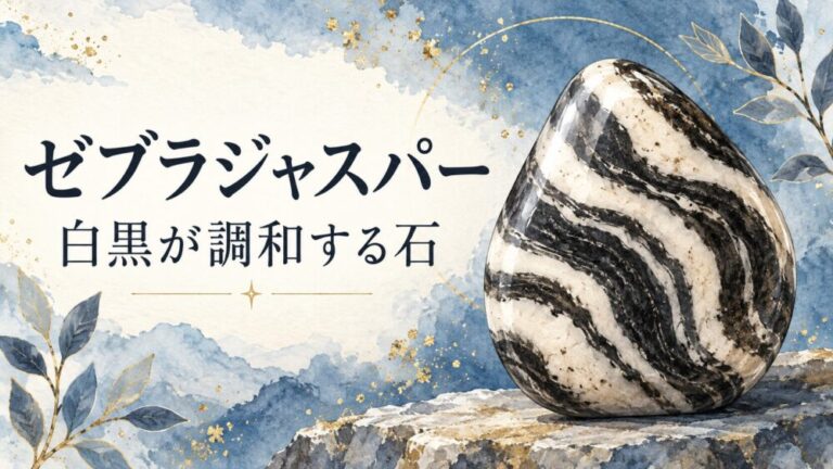 ゼブラジャスパー効果と石言葉！陰陽調和やピンクゼブラ意味解説