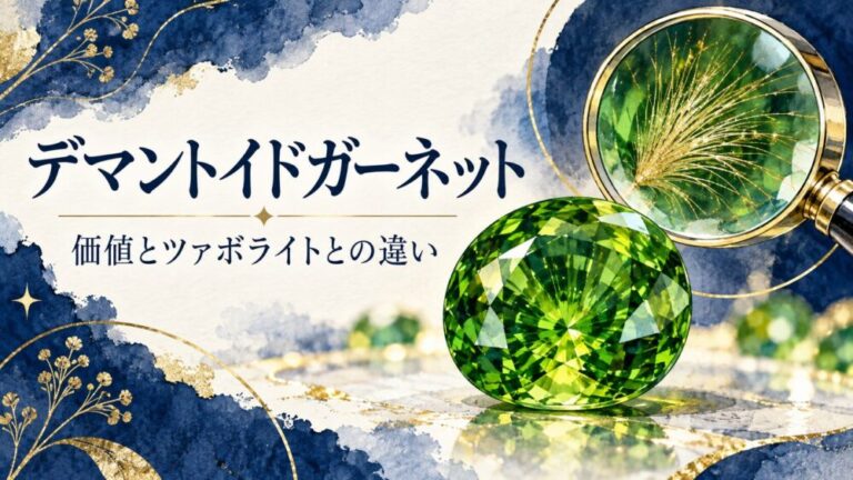 デマントイドガーネットの効果と石言葉！価値・ツァボライトとの違い