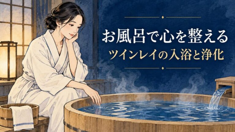 ツインレイとお風呂のスピリチュアル効果｜浄化とテレパシー・最強入浴法【星空こもぴ監修】
