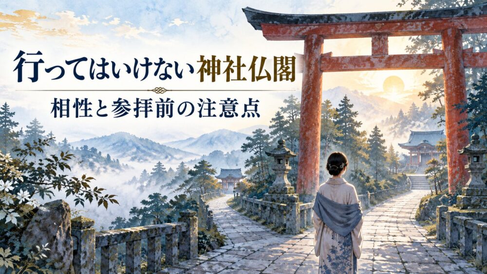 行ってはいけない神社仏閣ランキング10！相性の悪い人や絶対ダメな理由