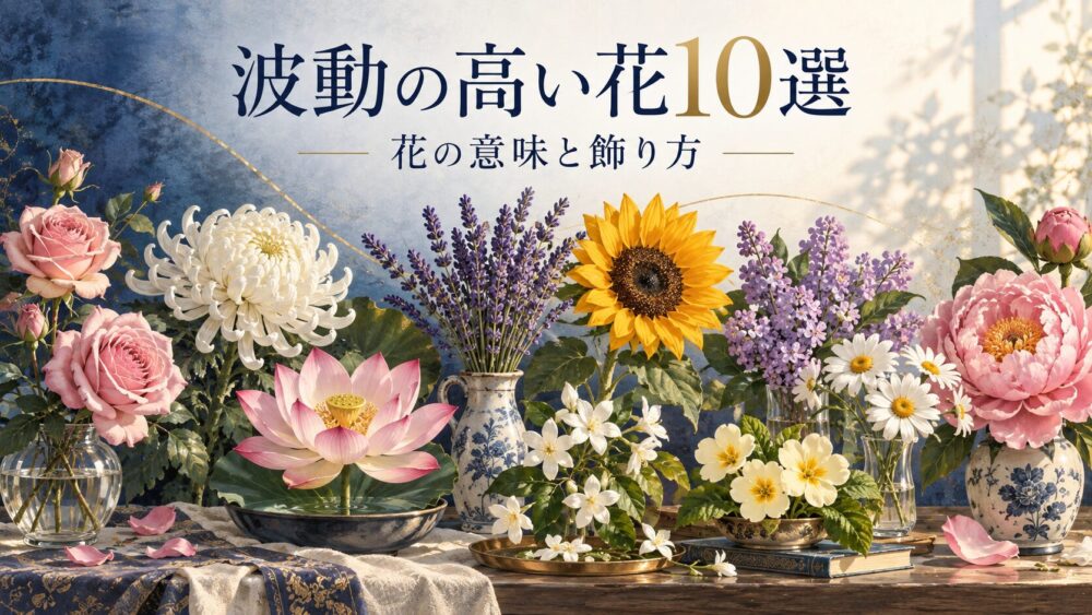 波動の高い花10選!バラの効果と邪気を祓い幸運を引き寄せる飾り方