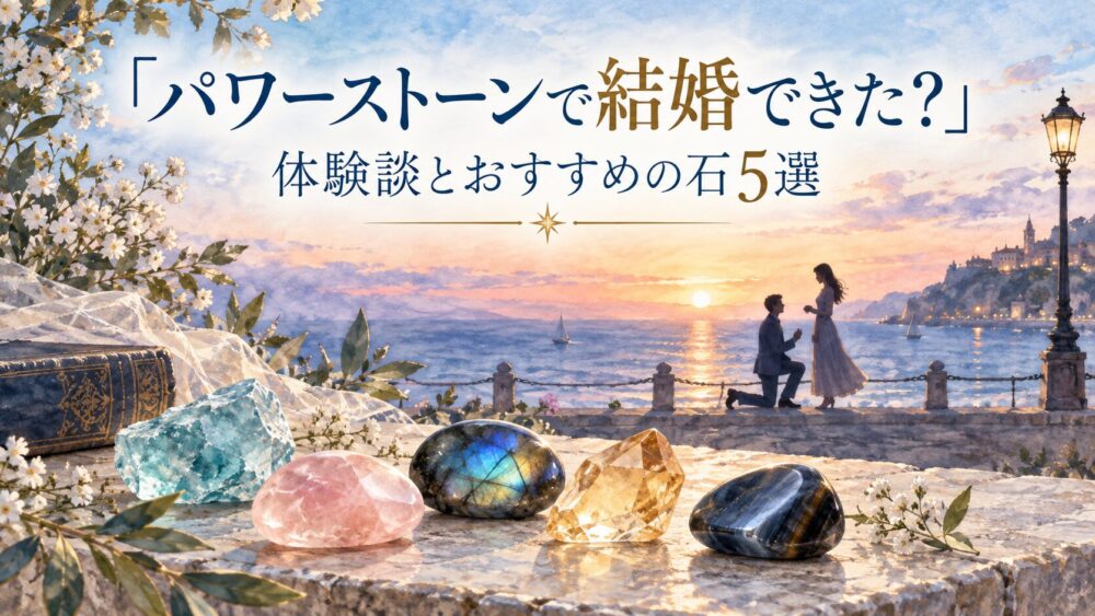 パワーストーンで結婚できたリアル体験談!おすすめの最強石5選