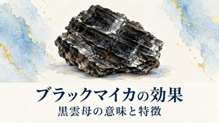 ブラックマイカの効果と石言葉！天然石・黒雲母の意味とタルクの違い