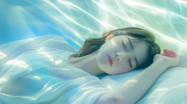 眠る女性