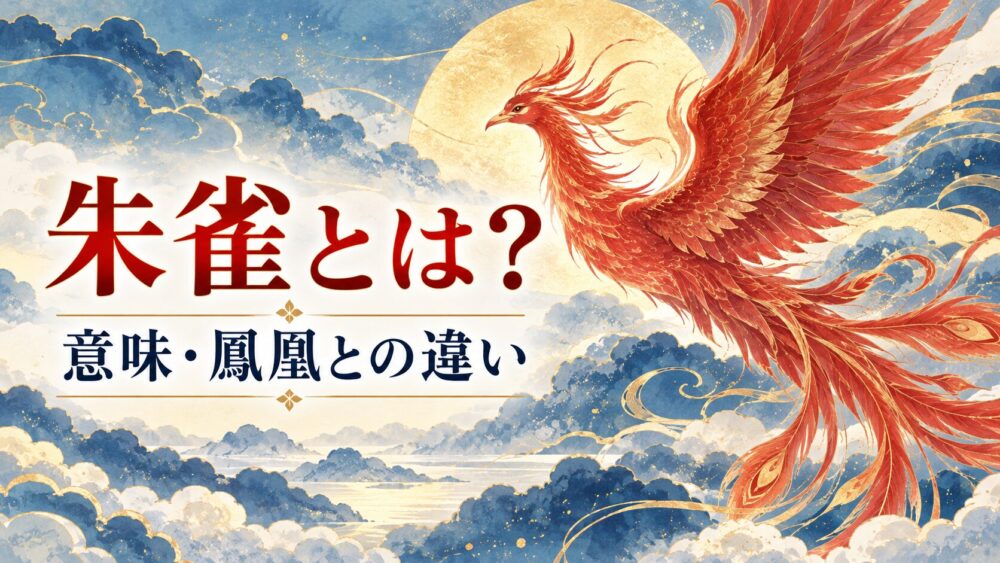 朱雀とは？スピリチュアル意味・鳳凰との違いや性格・方角と置物風水