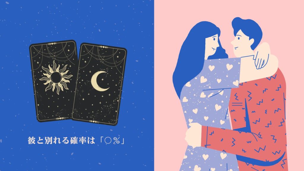 彼と別れる確率は「〇％」タロットで占い