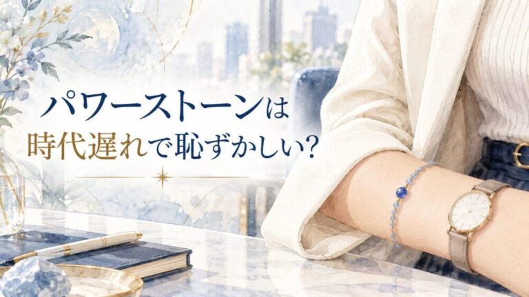 パワーストーンは時代遅れで恥ずかしい？ダサくないおしゃれな付け方