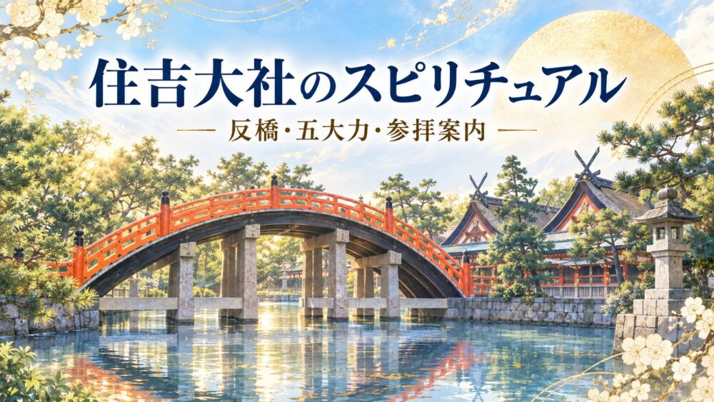 住吉大社スピリチュアル！ご利益と五大力の石・不思議体験とお守り