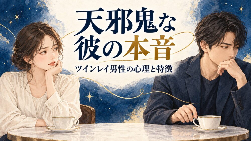天邪鬼なツインレイ男性の心理と特徴7選|本音を見抜いて関係を進展させる対処法