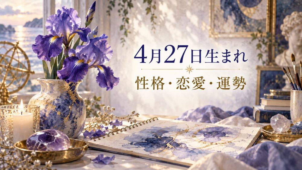 4月27日生まれの性格・恋愛・相性・運勢・有名人を徹底解説！【誕生日占い】