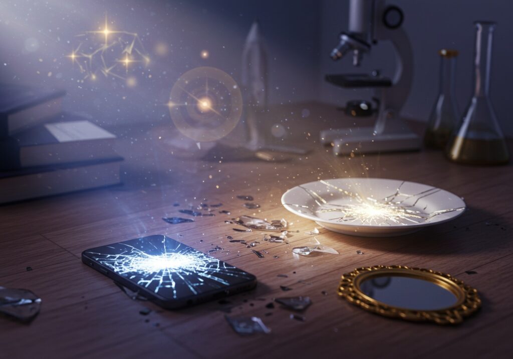 落として割れるスピリチュアルメッセージの真相~スマホ・食器・鏡…専門家が教える科学的&実践的対応術