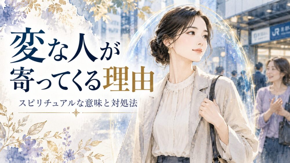 変な人が寄ってくる・好かれるスピリチュアル意味7選!波長と優しい人を守る結界術