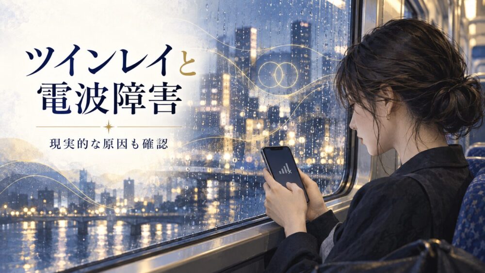 ツインレイと電波障害のスピリチュアルな意味|LINEが繋がらない・通信エラーは再会や宇宙の計らい?【星空こもぴ監修】