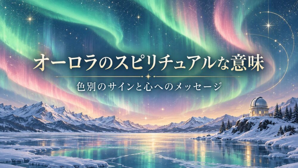 【オーロラのスピリチュアルな意味】見るサイン・赤や緑など色別のメッセージ・恋愛やツインレイの前兆・オーロラ姫の真実まで徹底解説