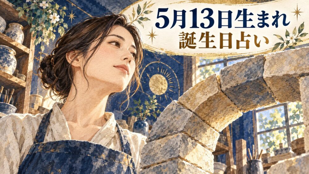 5月13日生まれの性格・恋愛・相性・運勢・有名人を徹底解説!【誕生日占い】
