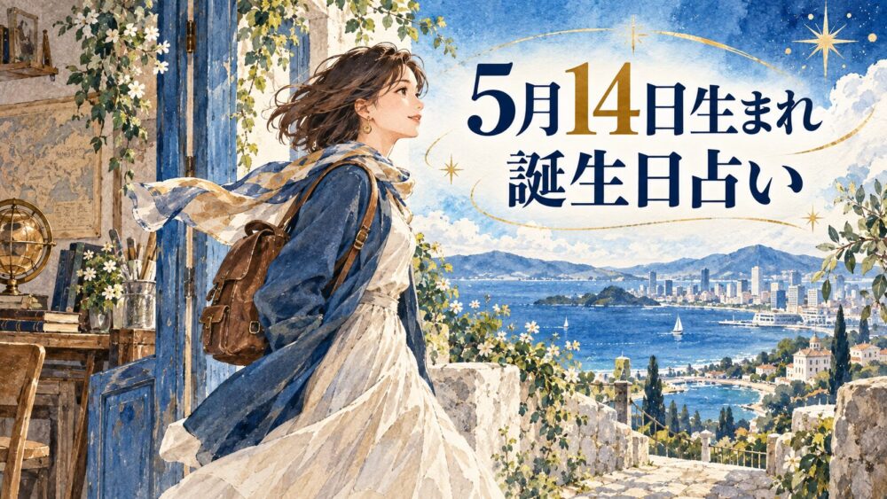 5月14日生まれの性格・恋愛・相性・運勢・有名人を徹底解説!【誕生日占い】
