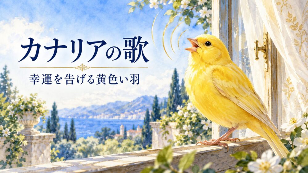 カナリアのスピリチュアル意味！何の象徴？幸運のサインや鳥言葉