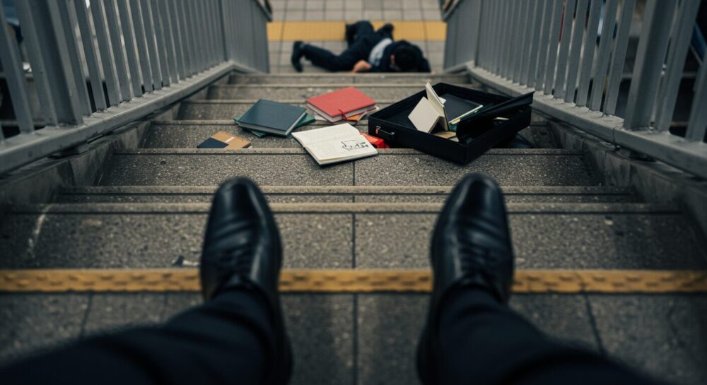 【目の前で人が転ぶスピリチュアル】衝撃の瞬間!あなたへの警告?幸運のサイン?意味を徹底解読