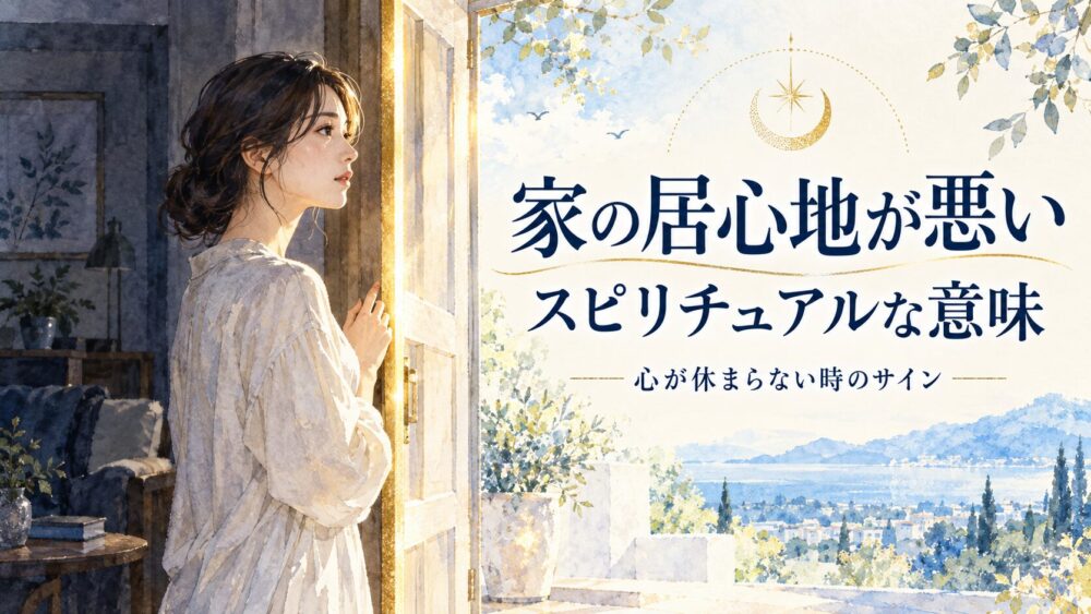 【居心地の悪い家スピリチュアル意味】なぜ急に落ち着かない・息苦しい？実家に帰りたくない理由と魂のステージアップ・即効浄化法