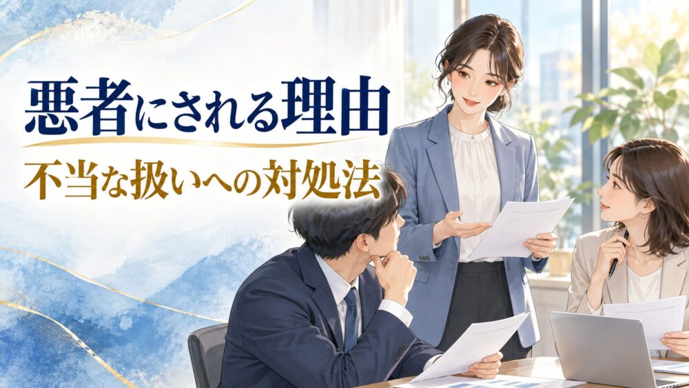 悪者にされる・不当な扱いのスピリチュアル!理不尽な理由と対処法