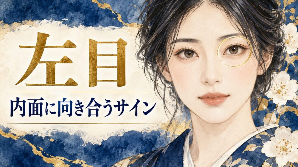 左目のスピリチュアルな意味とは?【症状別10選】痙攣・痛み・かゆみは魂からのサイン【星空こもぴ先生監修】