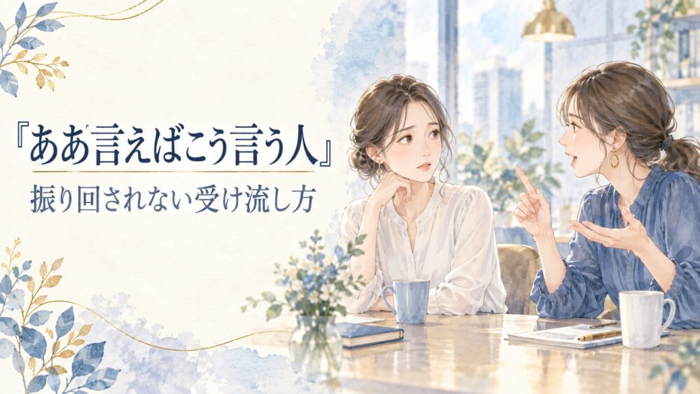 「ああ言えばこう言う人」のスピリチュアルな意味と特徴10選|心理・病気との違いや一瞬で黙らせる神対応の返し方を星空こもぴが解説