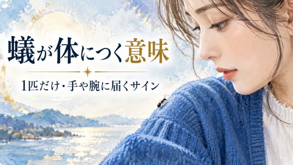 蟻が体につくスピリチュアルな意味!1匹だけ・体に登ってくる・手や腕・寄ってくる人のオーラを徹底解説