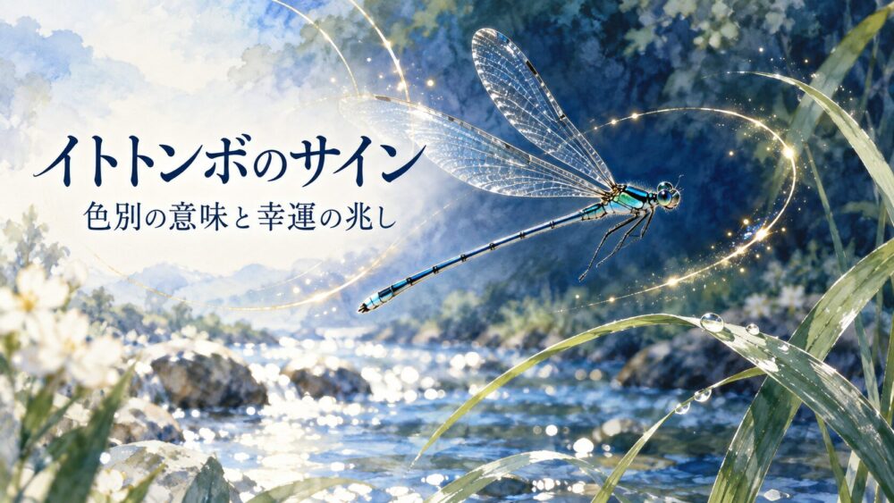 イトトンボのスピリチュアルな意味と縁起!家の中・ベランダに来る理由や青・緑・季節外れの珍しいサイン