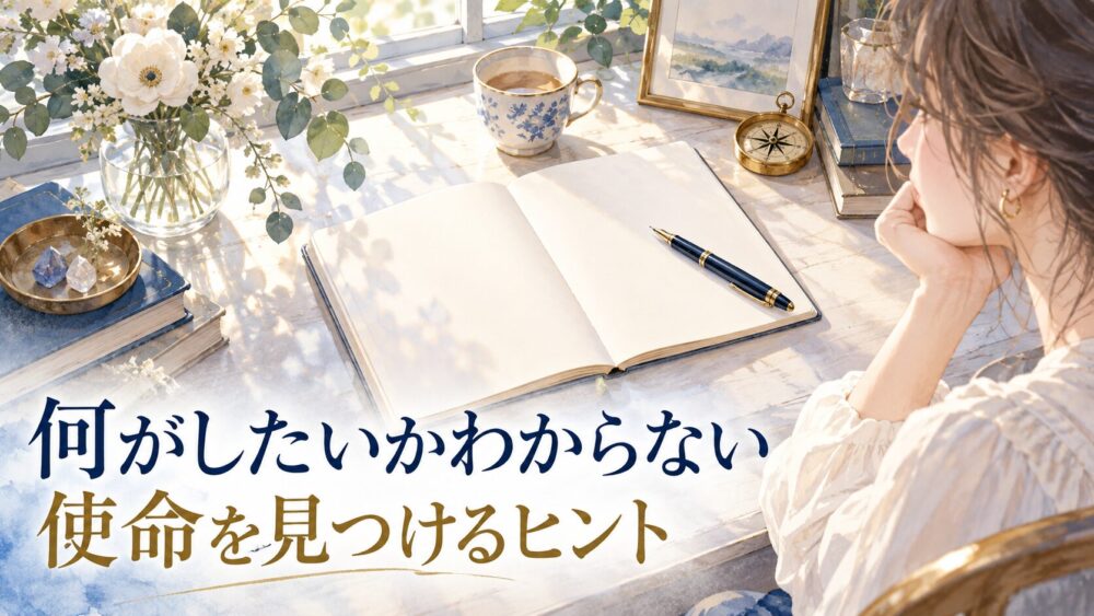 何がしたいかわからない時のスピリチュアルな意味と魂の使命の見つけ方|自分の役割・ブループリント診断を星空こもぴが解説