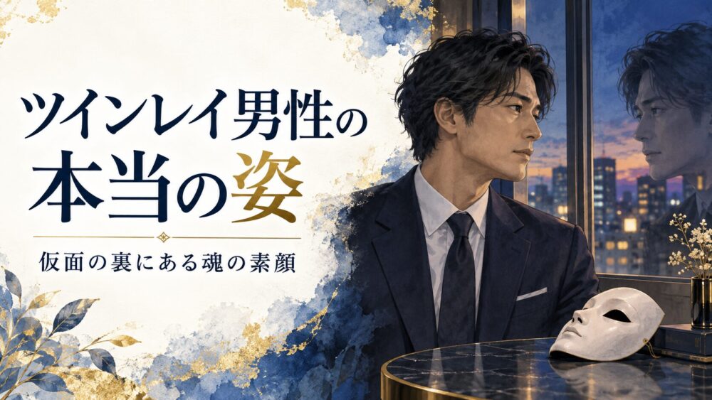 ツインレイ男性の本当の姿とは?闇が深い理由・容姿や「全て見える」能力と決めている本音【星空こもぴ監修】