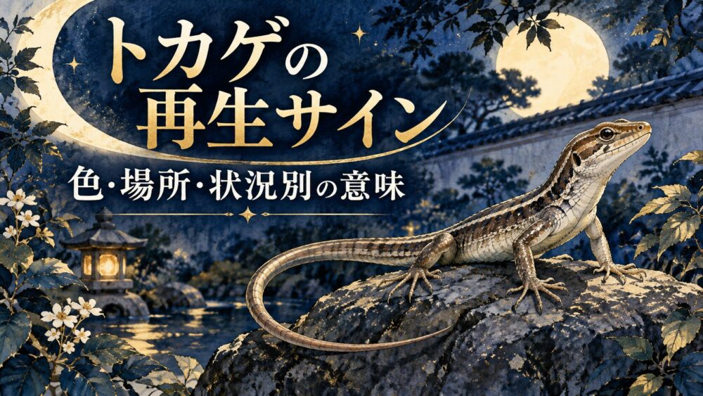 トカゲのスピリチュアル意味!神社・お墓や虹色・死骸・恋愛など見たら人生が再生する前兆サイン徹底解説