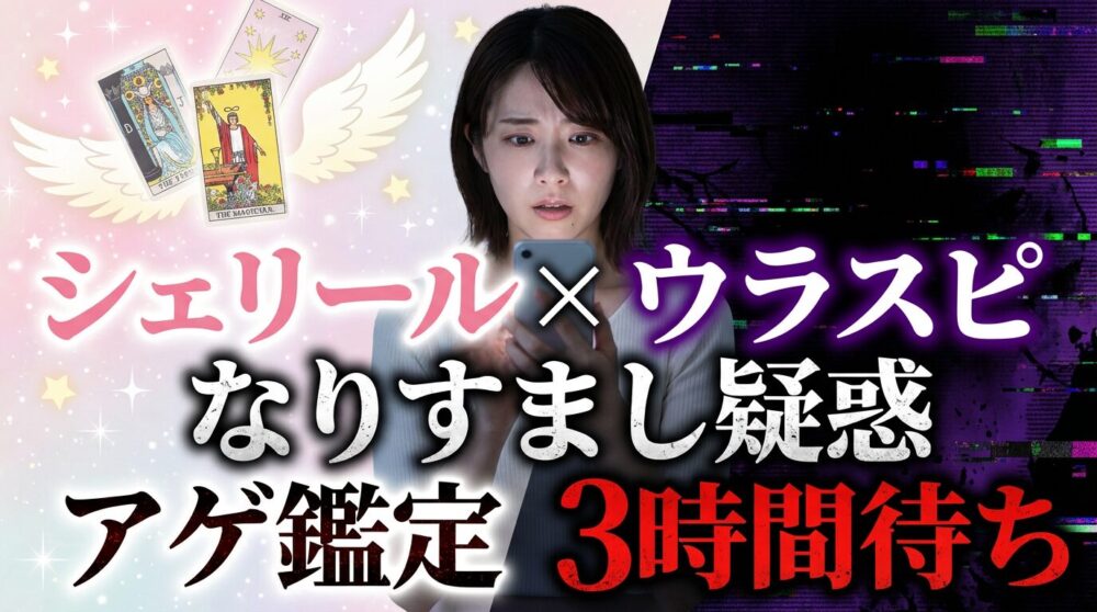 【ウラスピ】電話占いシェリールの口コミ評判!“なりすまし”疑惑と3時間鑑定・アゲ鑑定の全貌