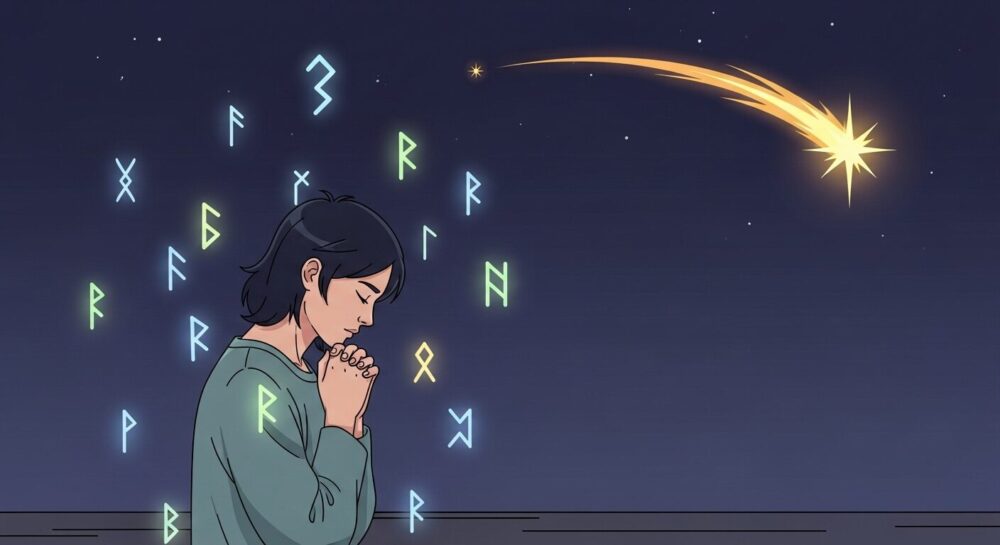 【ルーンで占う】あなたの願いは叶う?無料鑑定で成就の可能性と引き寄せの秘訣を占断|星空こもぴ監修