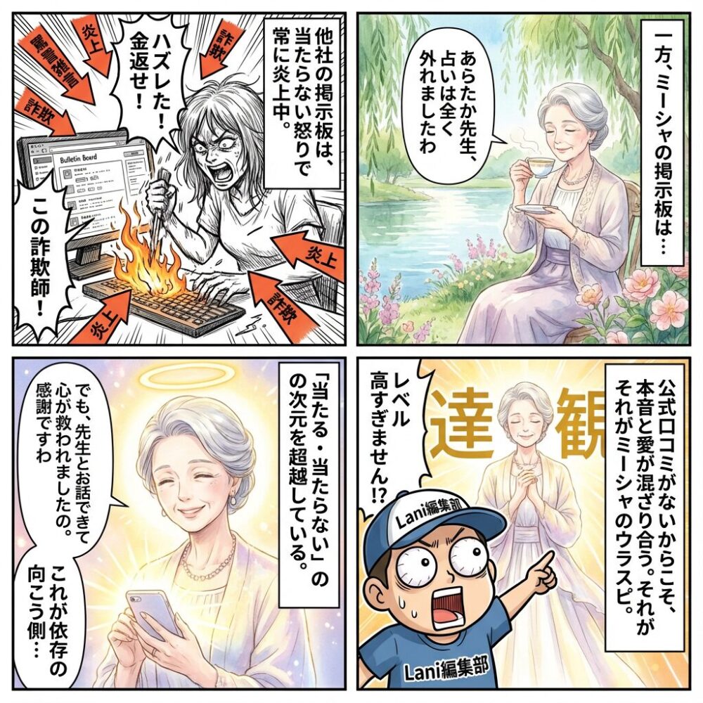 ミーシャウラスピの達観