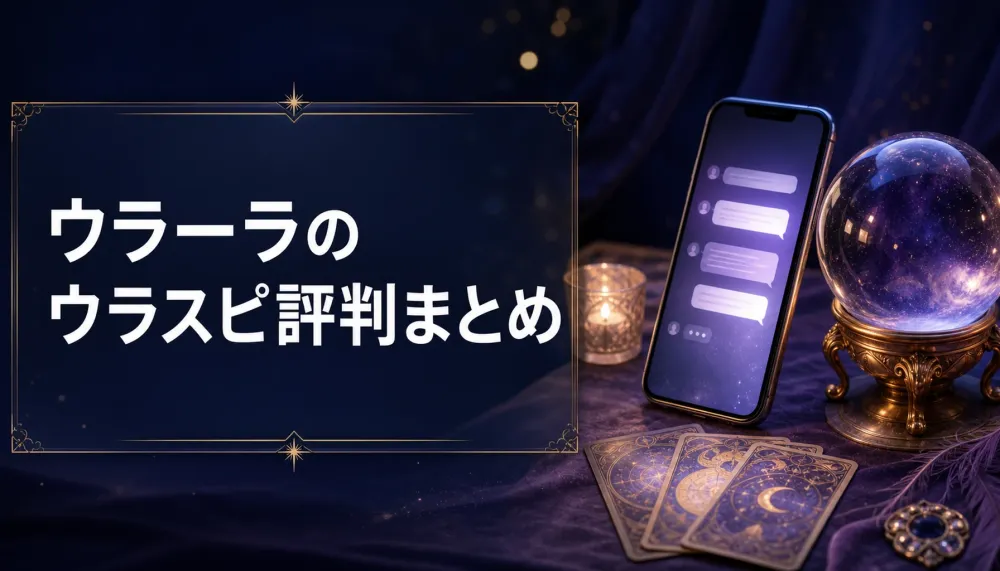 ウラーラのウラスピ評判まとめを紹介する占いレビュー