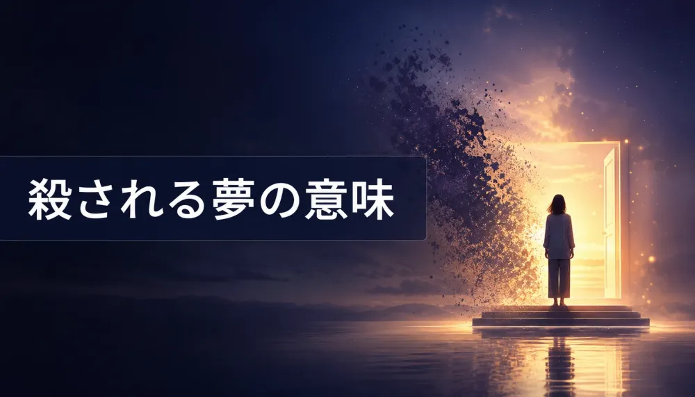 殺される夢の意味を夢占いで読み解く、光へ向かう人物