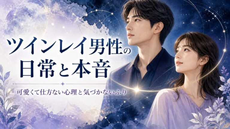 ツインレイ男性の日常と本音のリアル｜男性から見た女性の姿・可愛くて仕方ない心理と気づかないふりをする理由