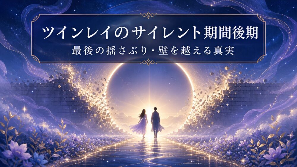 ツインレイのサイレント期間後期｜ランナー・チェイサーの心理変化と最後の揺さぶり・壁を乗り越える真実